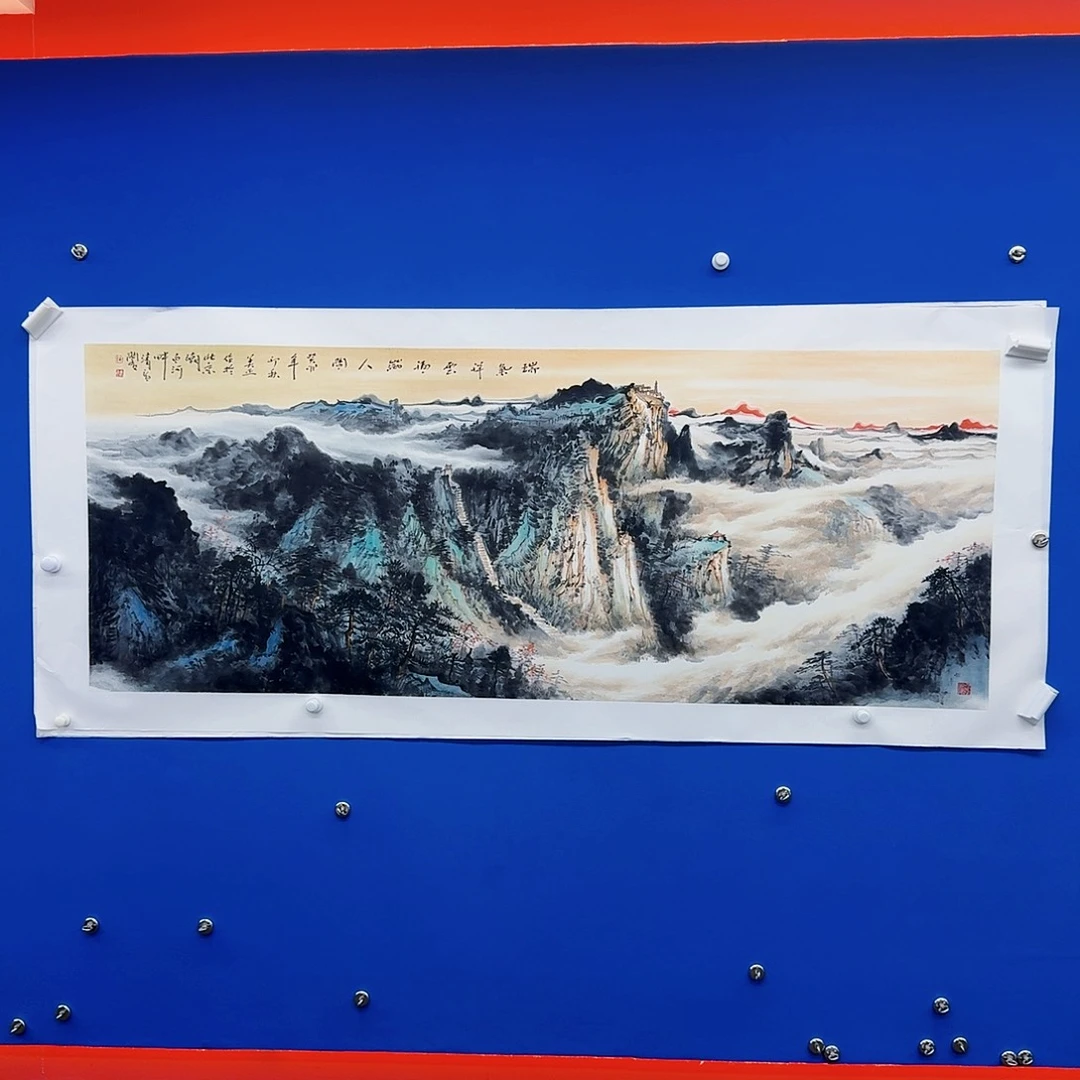 国画多次参加国内外大型书画篆刻