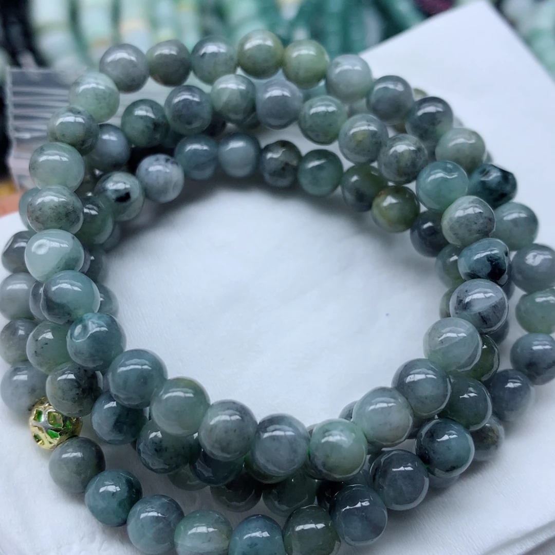 翡翠颈饰未镶嵌手串