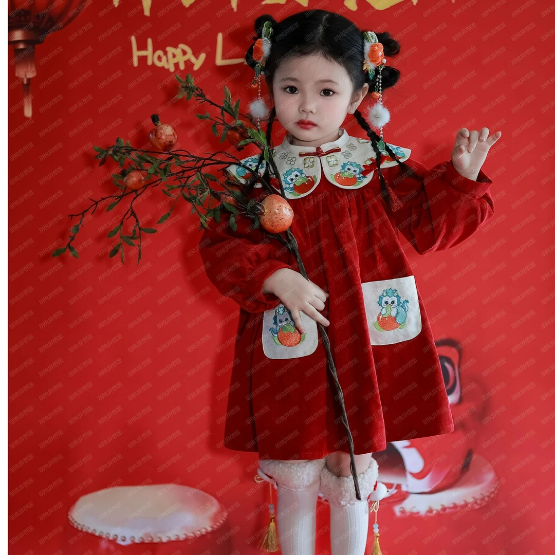 万柿如意重工连衣裙