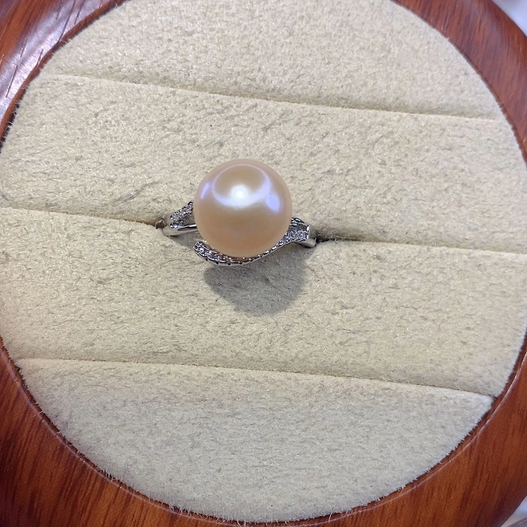 淡水珍珠戒指合金F