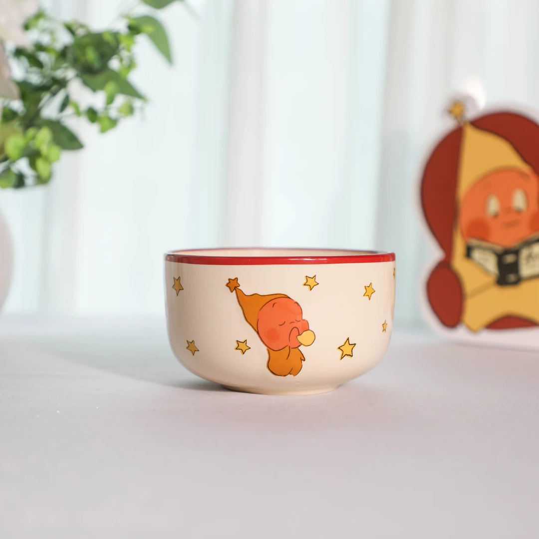 TOTYE·星星人圣诞浮雕餐具 2025新款可爱立体陶瓷碗餐具