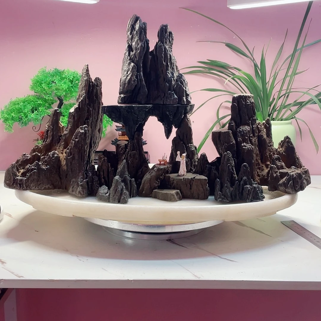 仿石组景 搭配组合