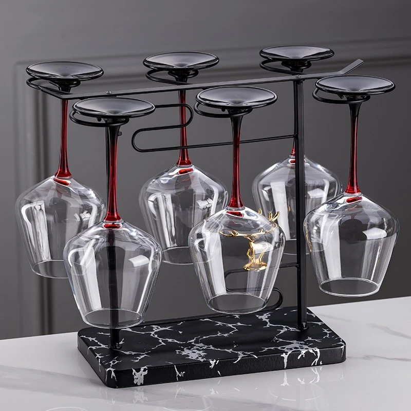 德国轻奢高档红酒杯套装醒酒器水晶勃艮第高脚杯葡萄酒杯家用套装