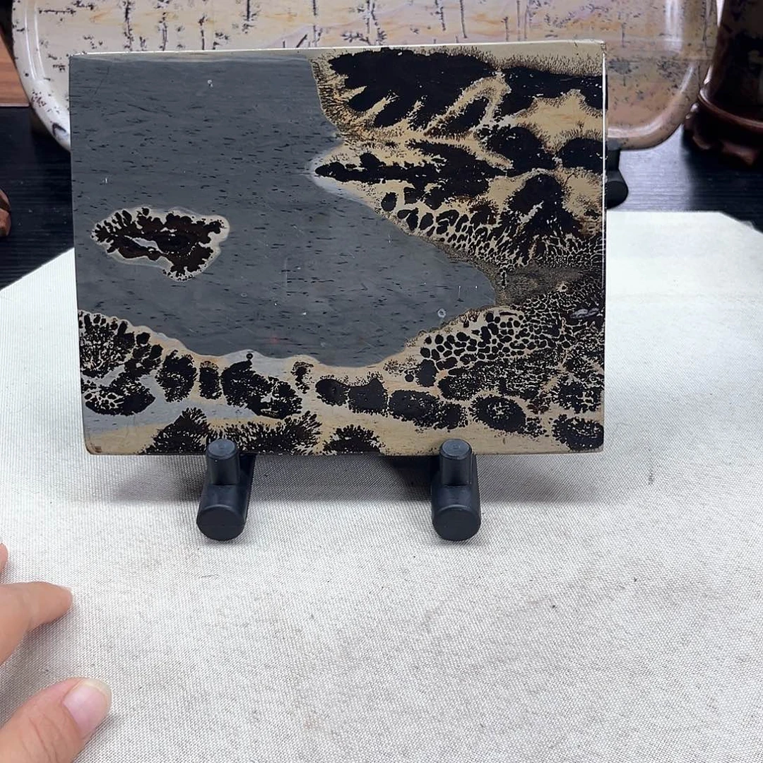 广西石广西天然国画石