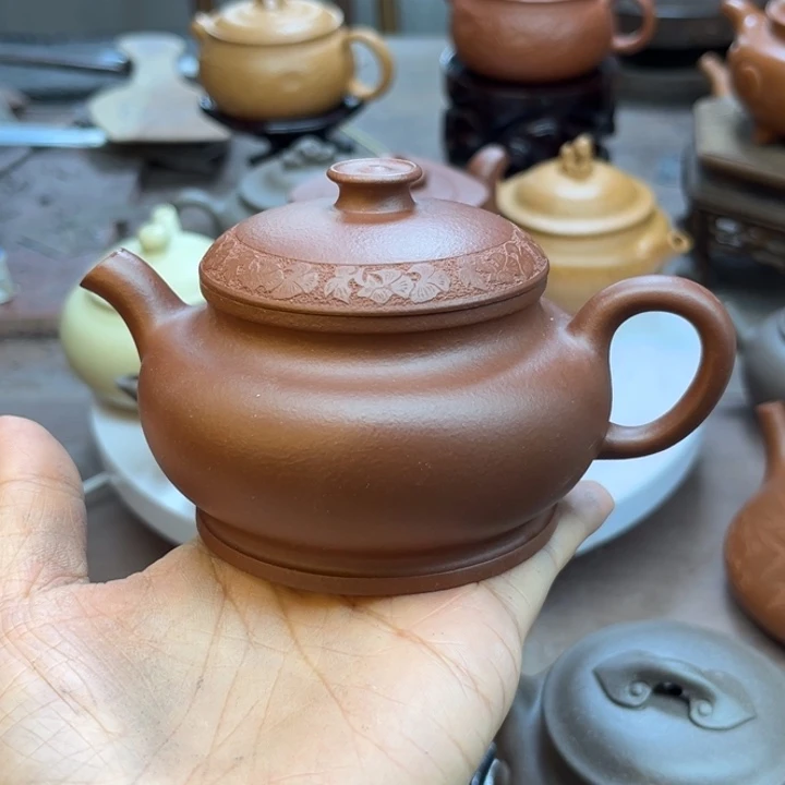 茶壶紫砂手工制作原矿紫砂