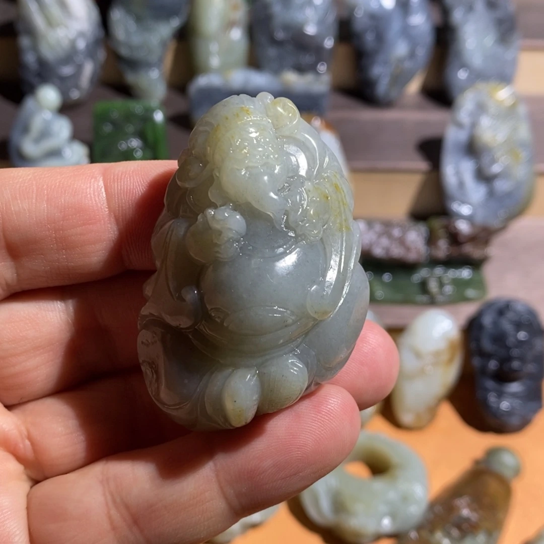 和田玉把件未镶嵌用****子