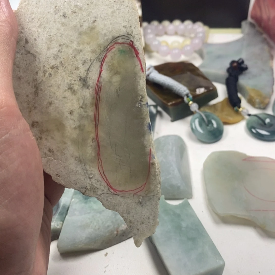 翡翠散珠天然缅甸翡翠a货100