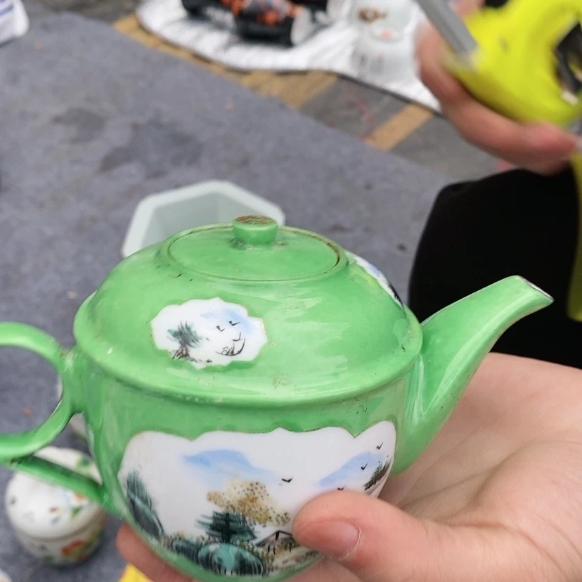 【闪购商品】瓷片豆**?景德镇现代工艺品