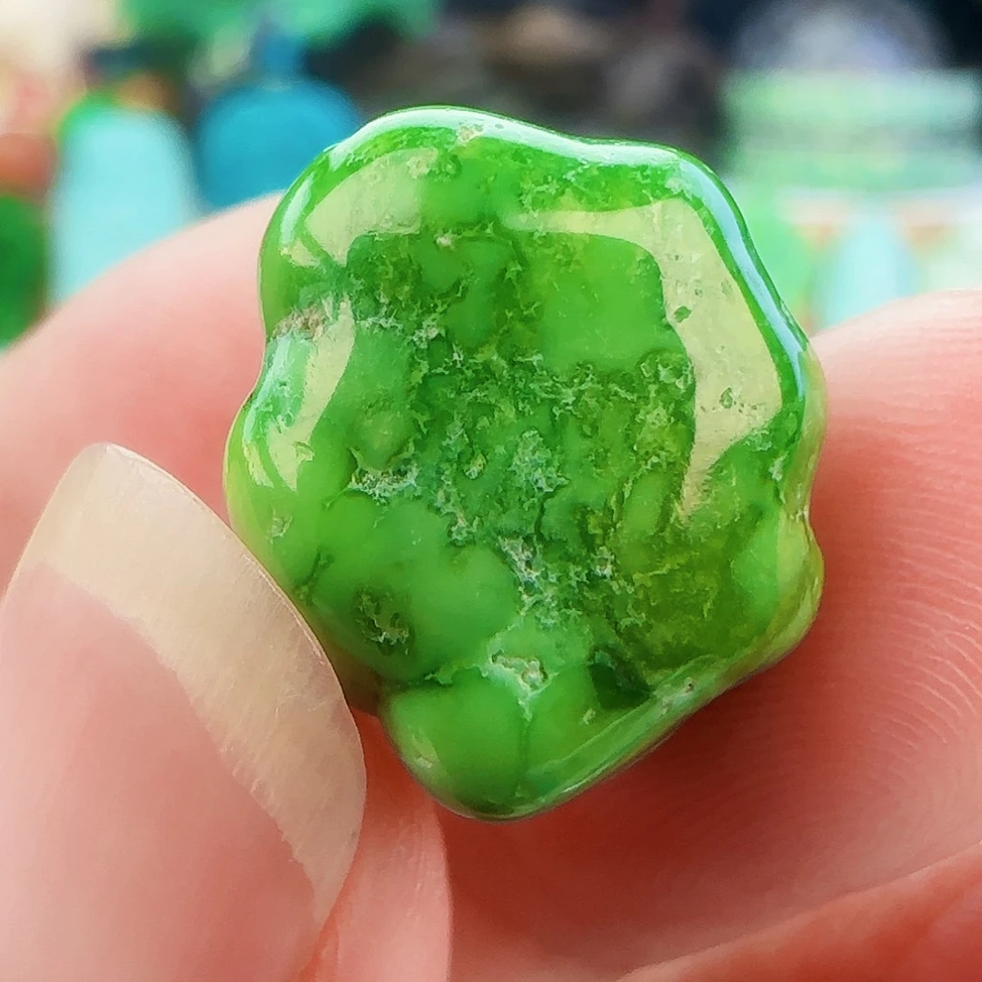 绿松石未镶嵌项链