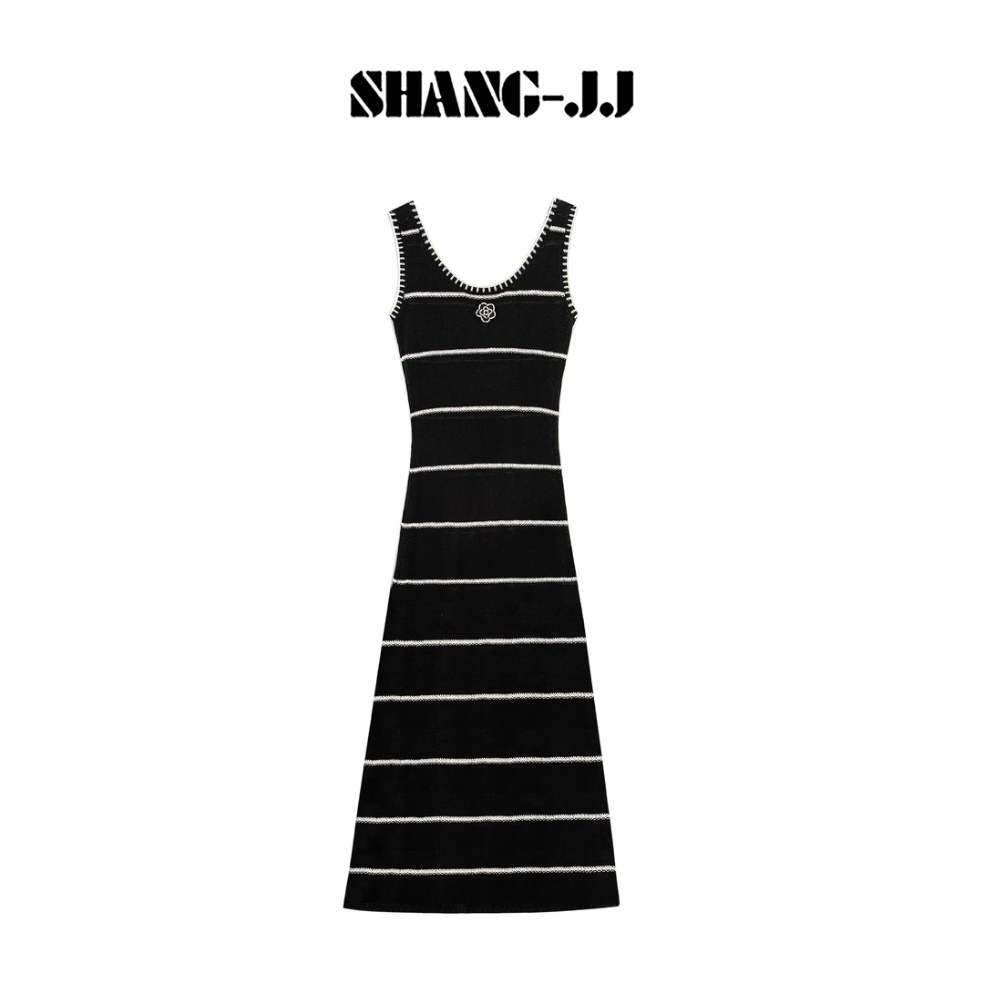 SHANG-JJ【假日小香】25ss新款夏日度假风针织气质连衣裙q134363p