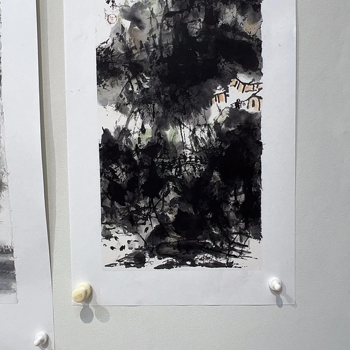 国画牛玉环老师山水作品