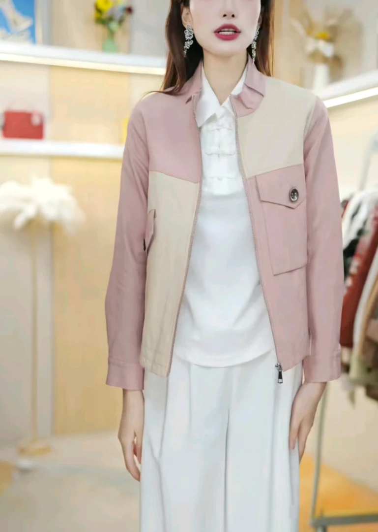 【Z1928】时尚气质2025新款短外套