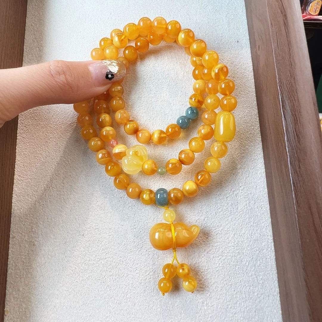 手链蜜蜡未镶嵌蜜蜡7.3mm