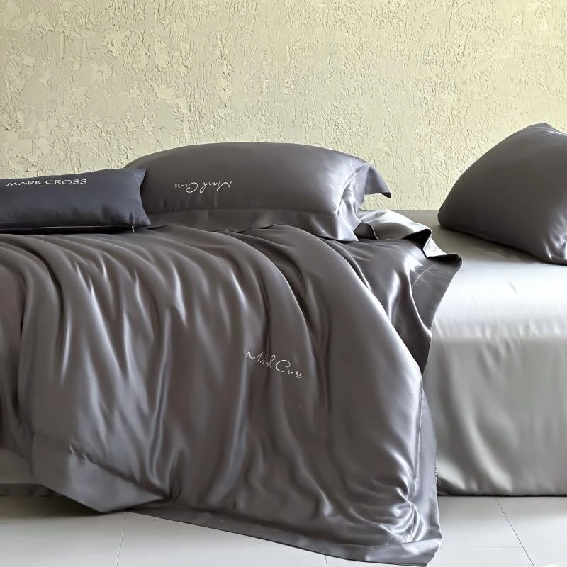 MarkCross玛洛驰 超细旦天丝100S四件套冷凝丝滑被套凉感夏季床品