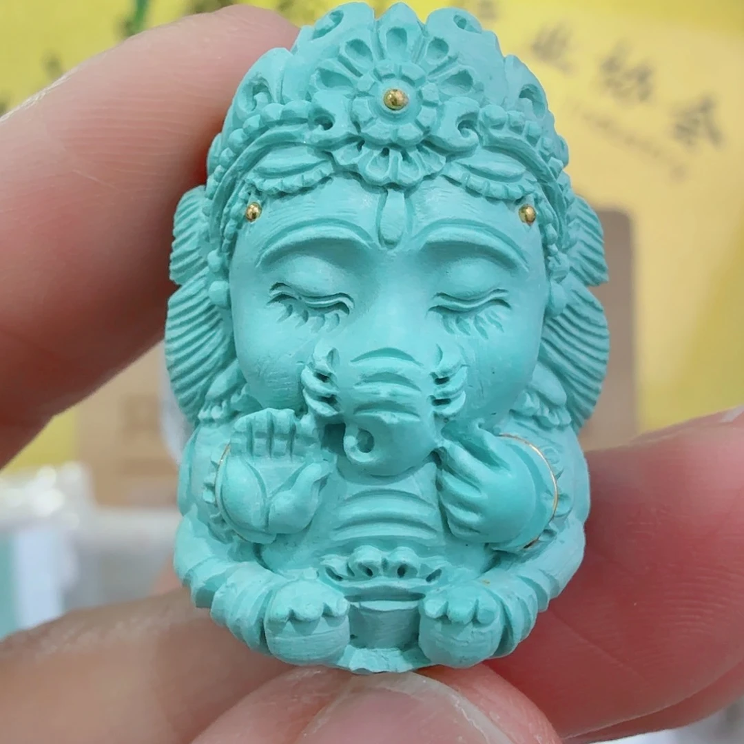 未镶嵌绿松石珠宝奇石