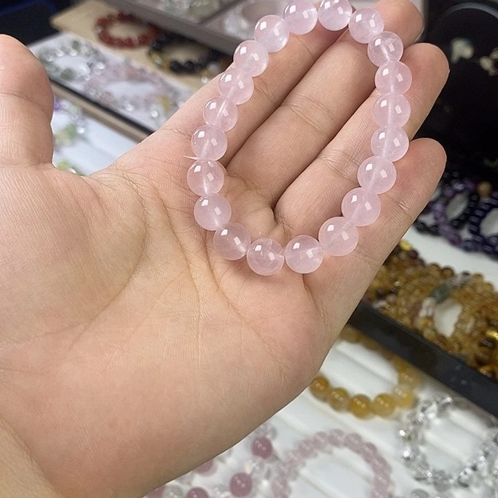 水晶手链未镶嵌粉水晶