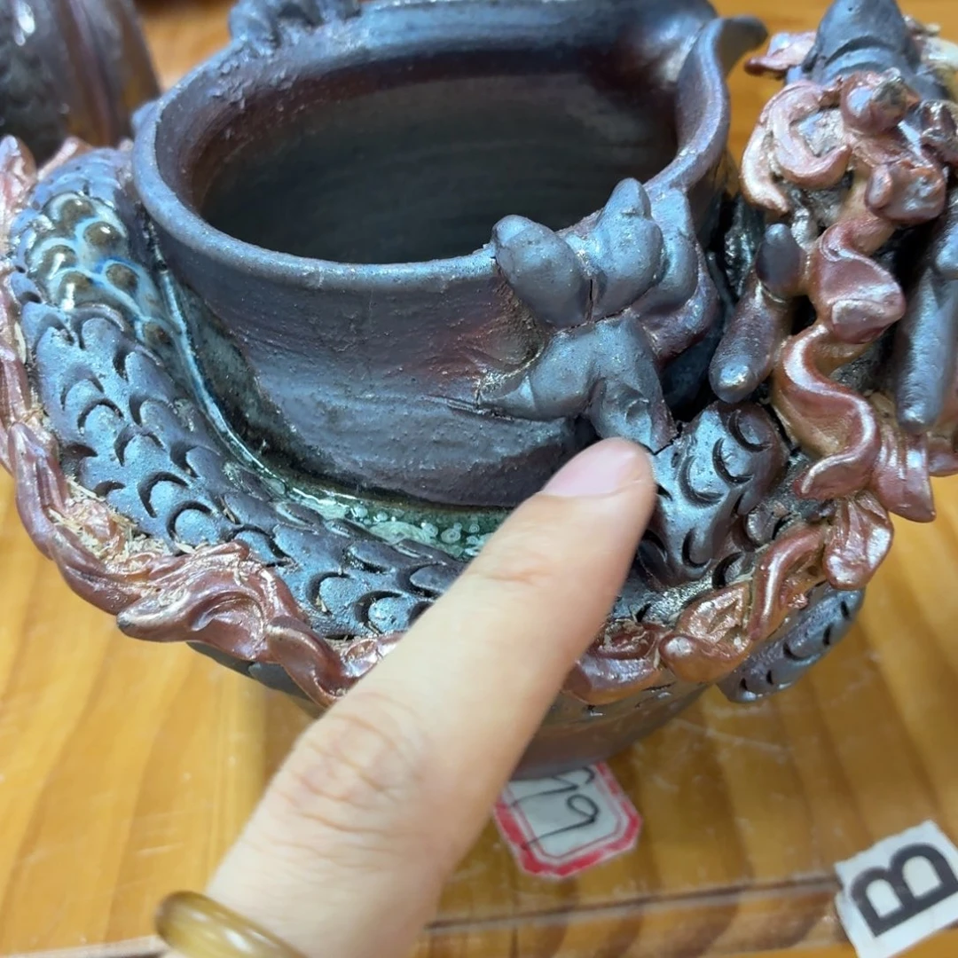 陶园柴烧，精品高货V64泥纹