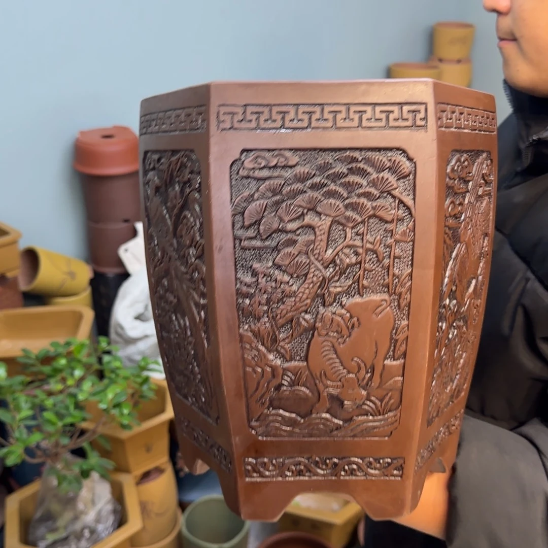 花盆紫砂口径20.25口径