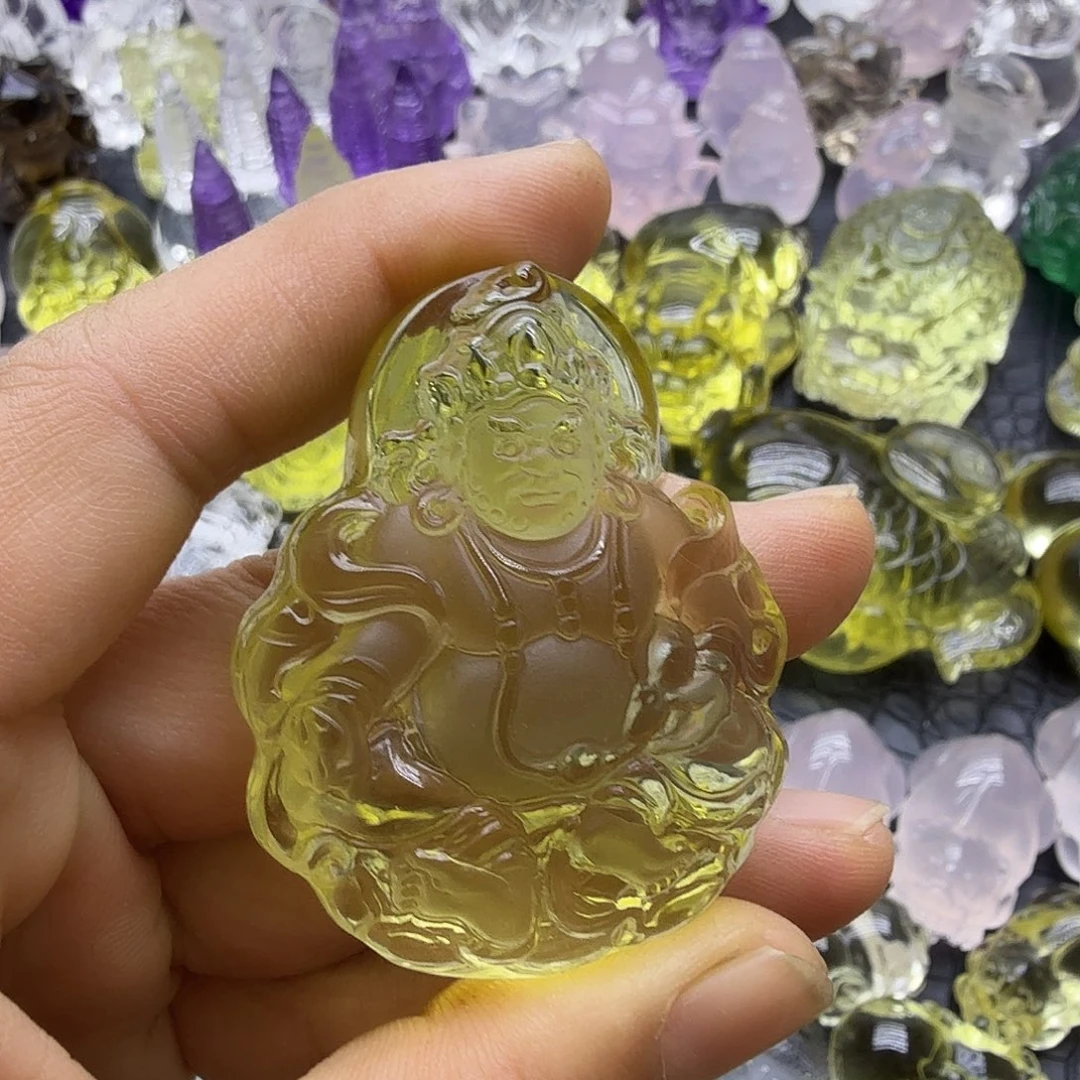 水晶未镶嵌吊坠(不含链)