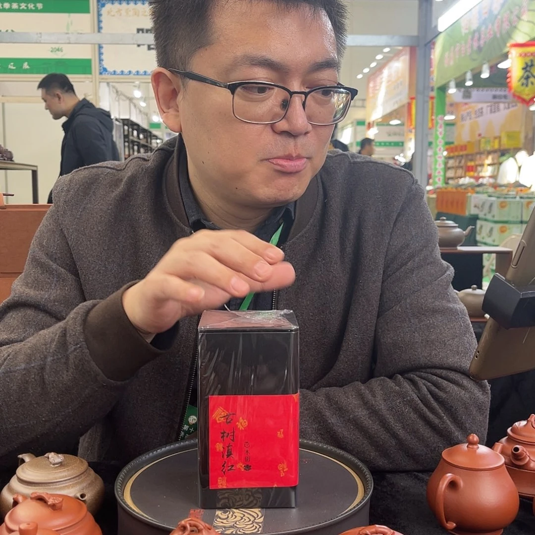 紫砂茶杯古树滇红茶！100g