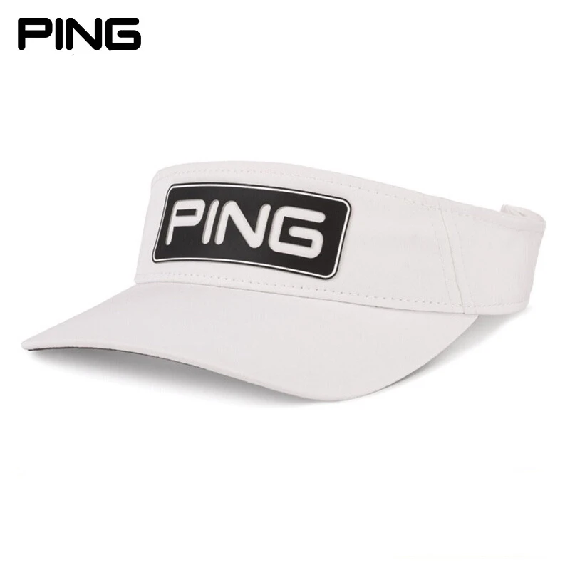 PING高尔夫新款球帽男女士运动无顶防晒帽子golf透气可调节遮阳帽