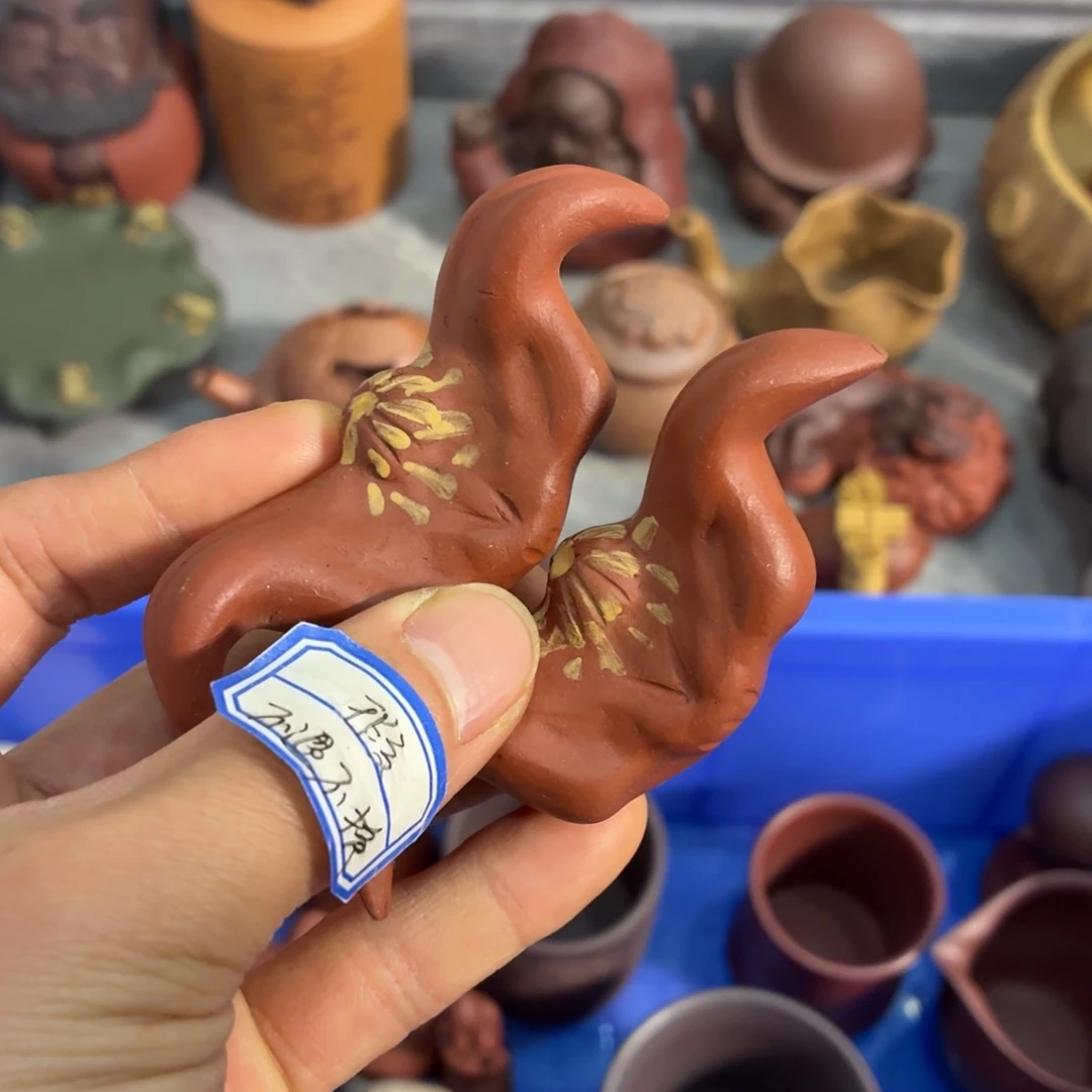 紫砂茶杯瑕疵不退不换介意勿拍