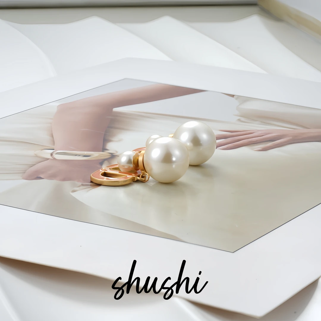 铜合金仿珍珠耳饰 耳环9152