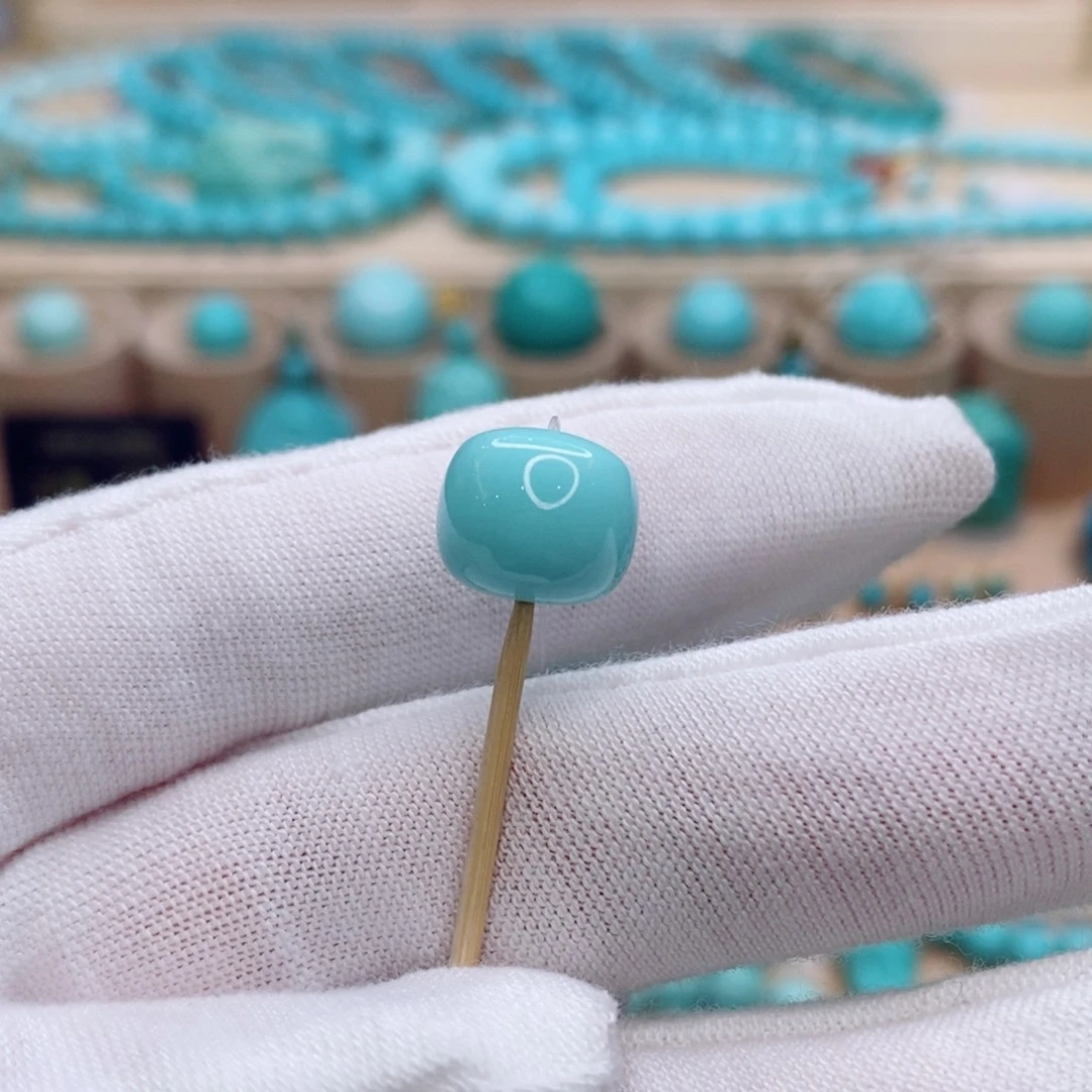 绿松石未镶嵌珠宝奇石11.6mm