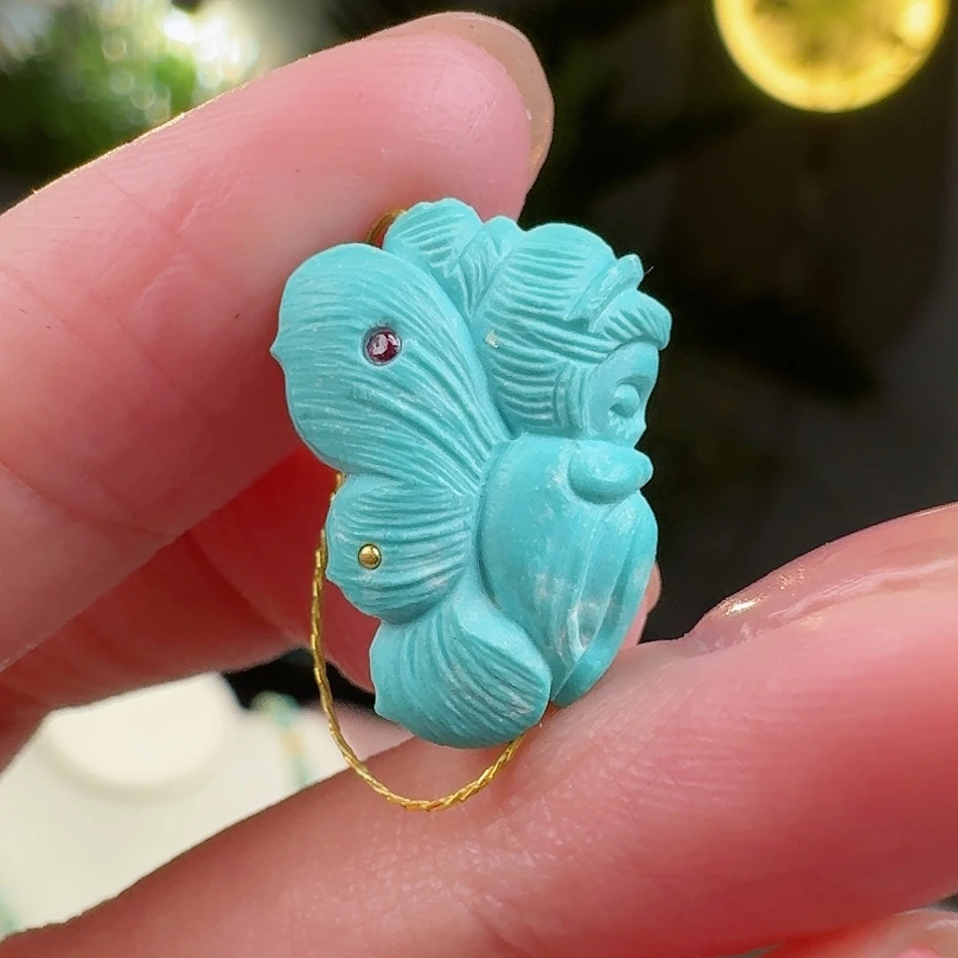 绿松石珠宝奇石未镶嵌