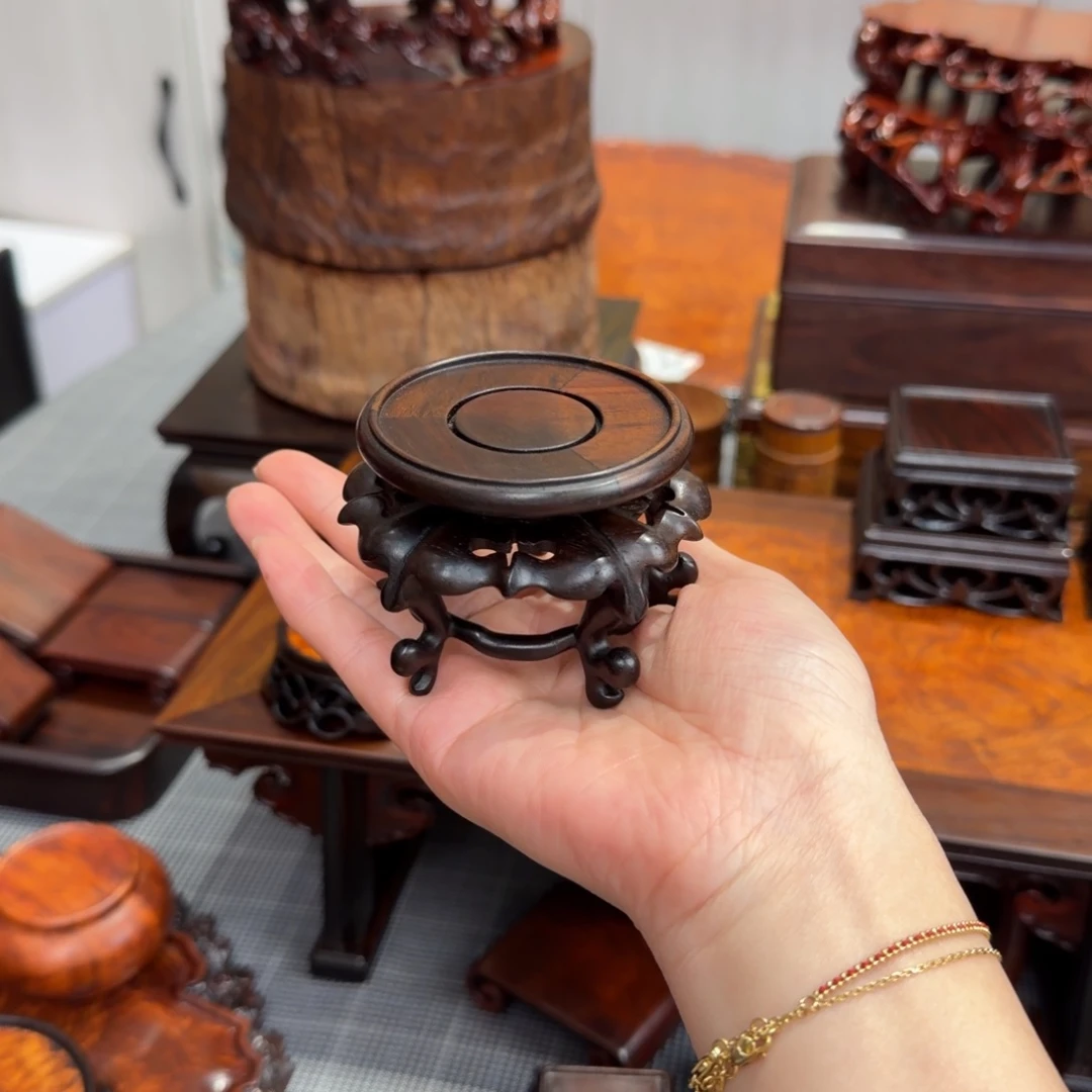 木大红酸枝交趾黄檀底座