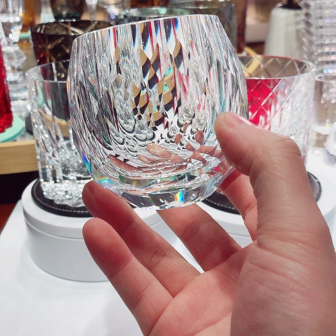 丹***露水晶玻璃无盖款威士忌酒