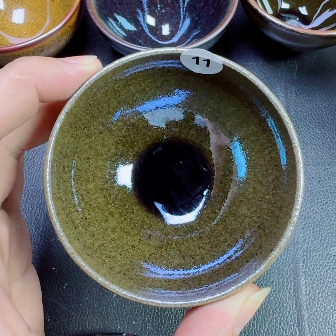 摆件古时茶器建窑建盏11