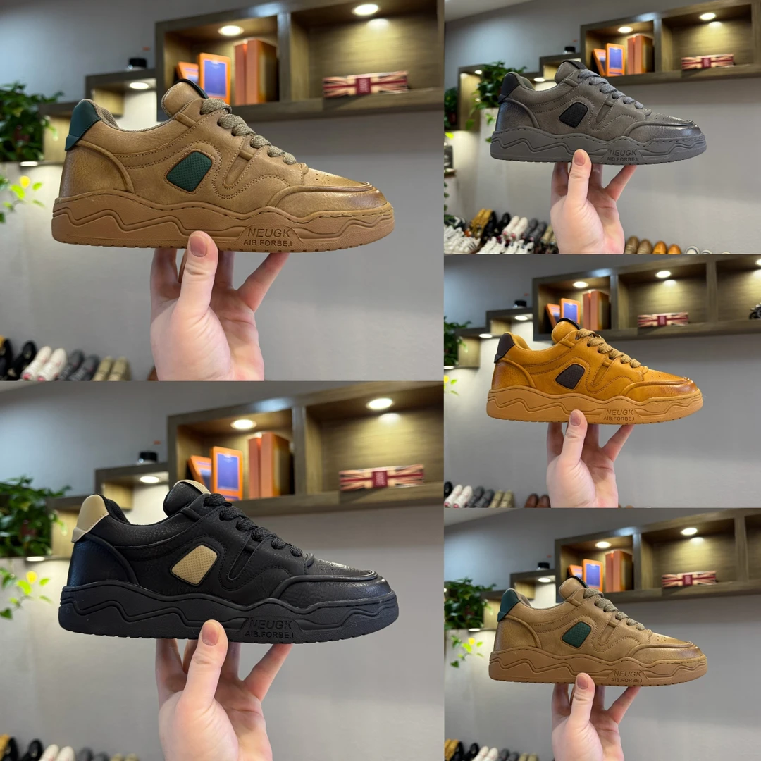 2025秋冬新款时尚百搭潮流轻奢高端舒适耐磨休闲男鞋（偏大一码）