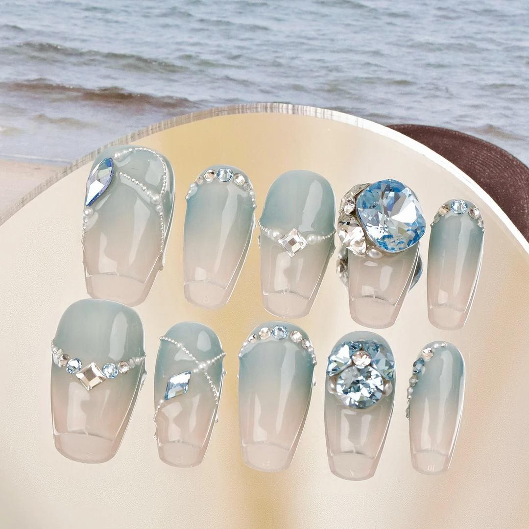 郭小双穿戴甲【冰河之梦】全华版手工穿戴甲10片盒装-H30653