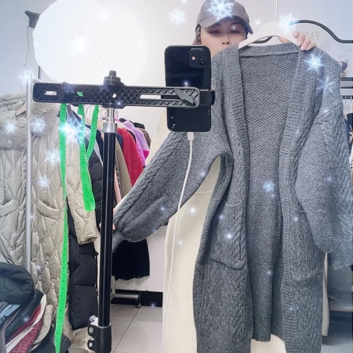 牦牛绒开衫大衣均码