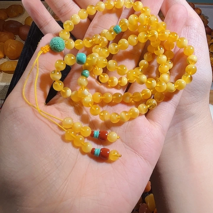 手串琥珀未镶嵌蜜蜡手串毛衣链