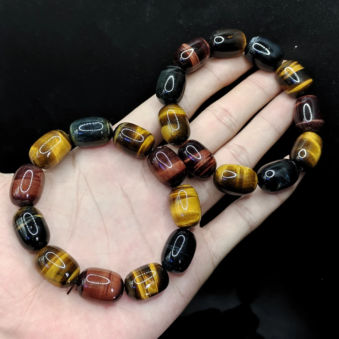 【老三珠宝】树化玉单圈手串KF4【多样性发其一】约13mm