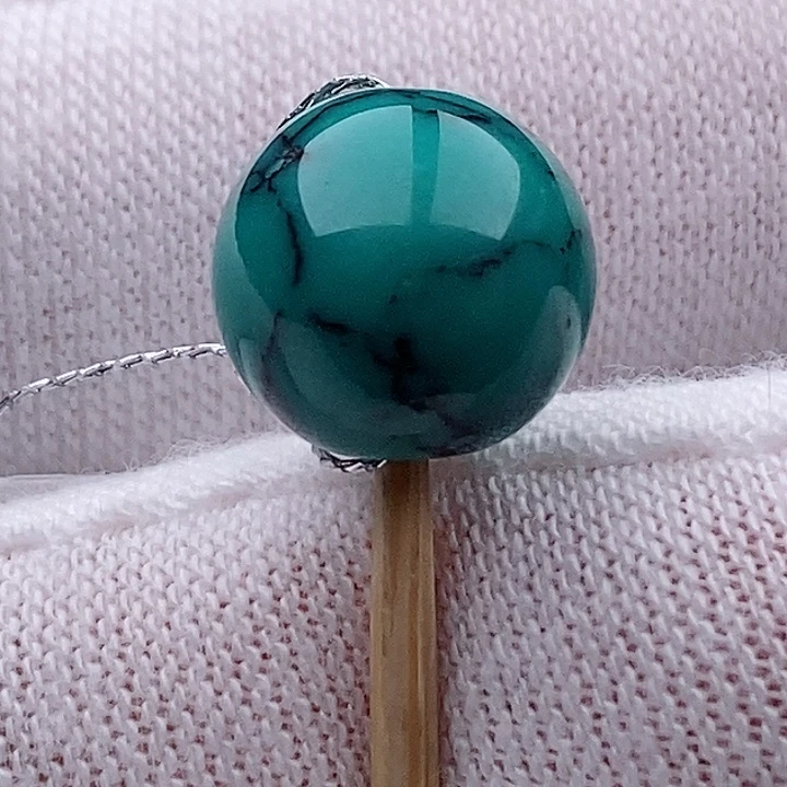 未镶嵌绿松石珠宝奇石9.8