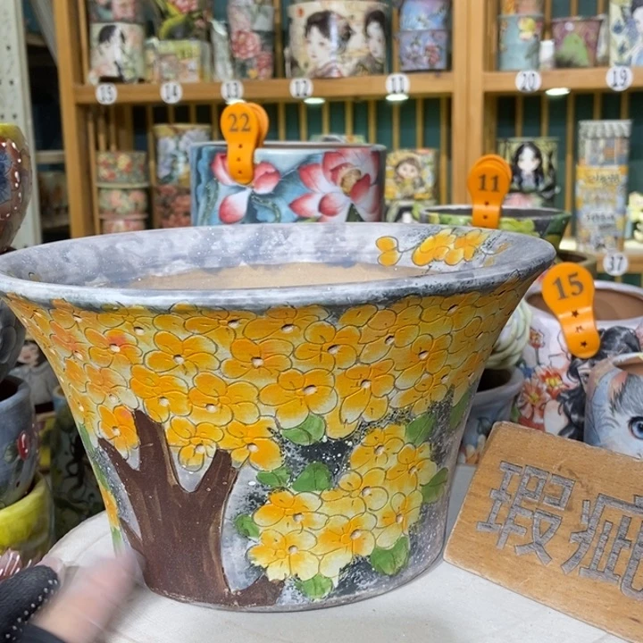 红陶景德镇艺术手绘作品