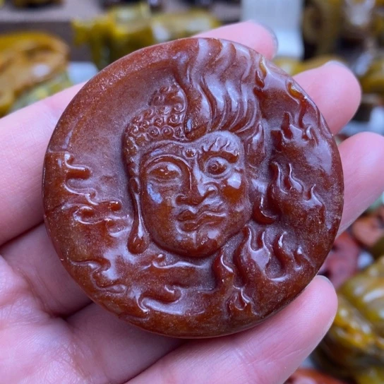 蛇纹石玉未镶嵌颈饰05