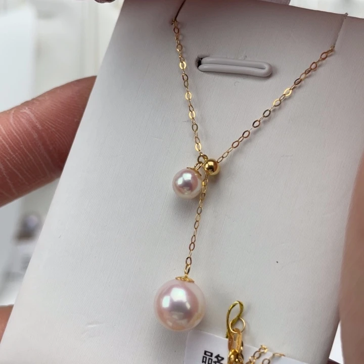海水珍珠颈饰18K金镶嵌