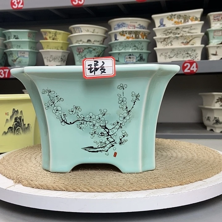 紫砂宜兴紫砂花盆