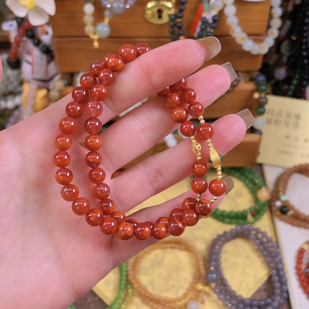 【闪购商品】南红玛瑙手链未镶嵌
