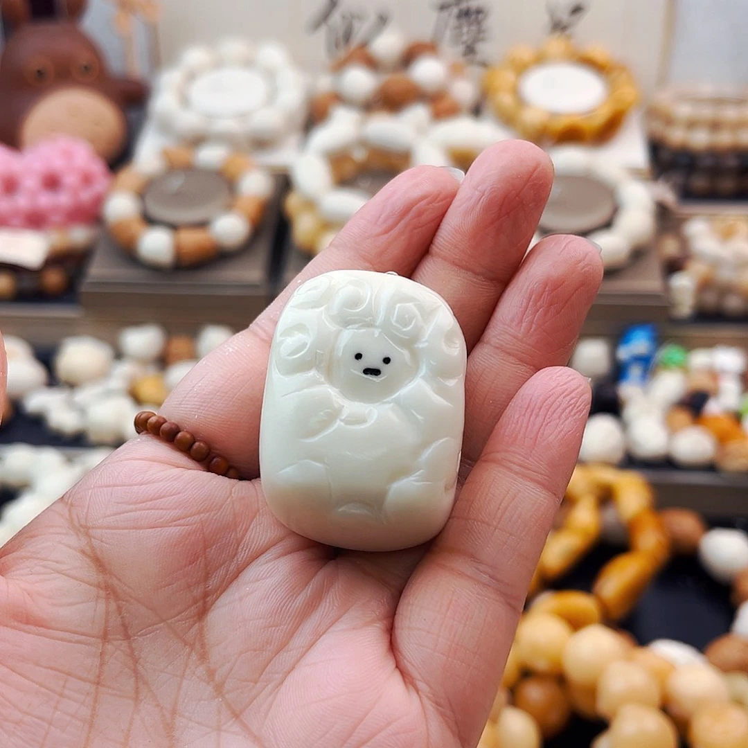 菩提根/象牙果吊坠小羊把件八折