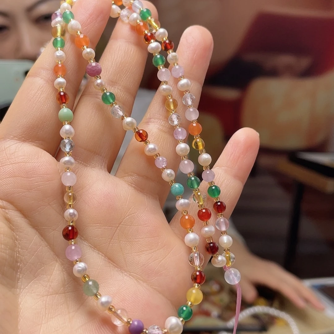 琥珀未镶嵌裸石项链