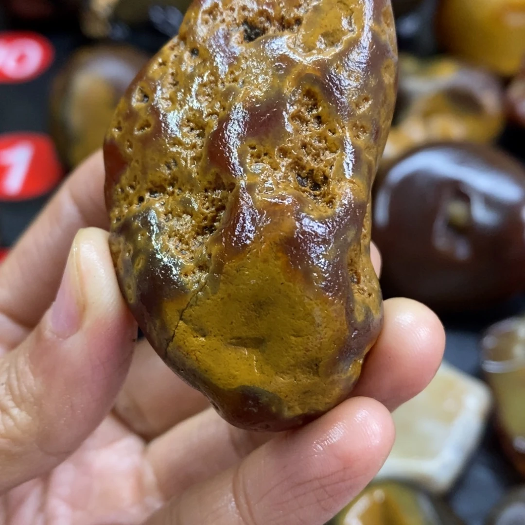 玛瑙/玉髓未镶嵌手把件