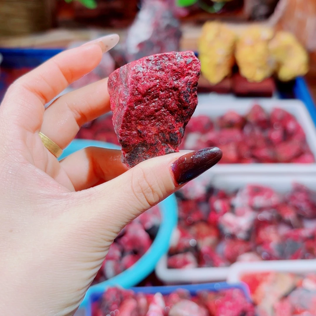 挥***.天然辰砂天然朱砂