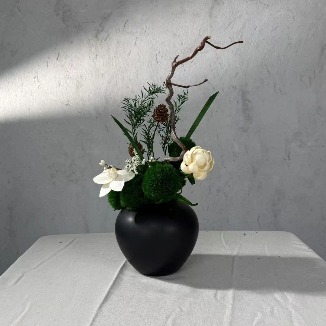 【素问】高级感禅意永生花家居摆件