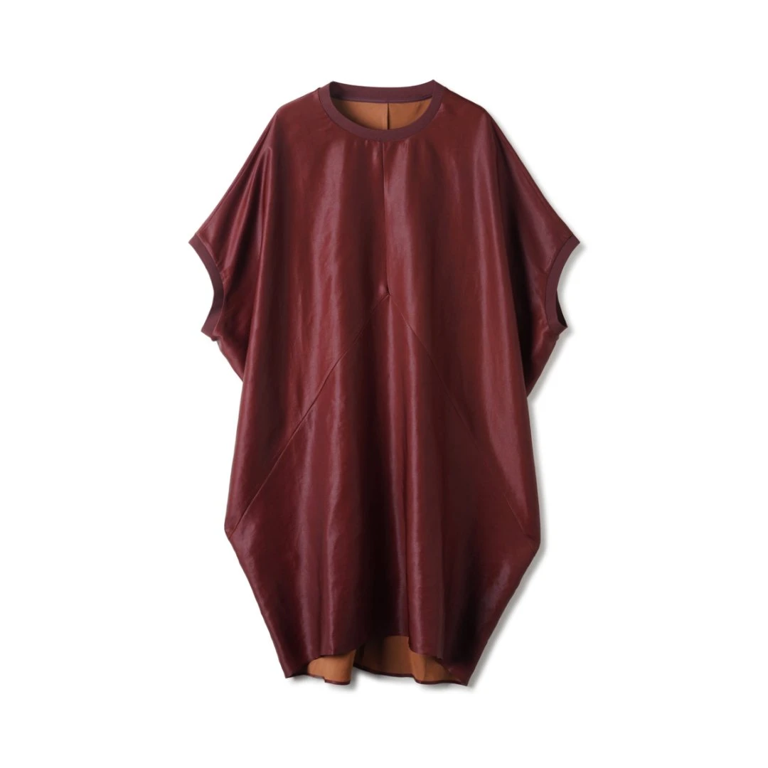 【知己】38姆米欧非特香云纱夏季极简老钱风时尚显瘦连衣裙LBW25194