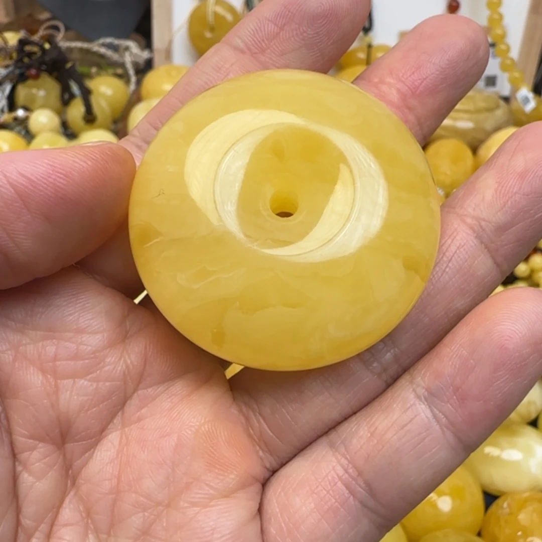 蜜蜡未镶嵌颈饰天然蜜蜡